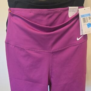 Nike Magenta High-Rise Athletic Shorts 7 Inch Inseam